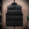 Men S Casual Padded Vest Slim Fit Thick Warm Waistcoat