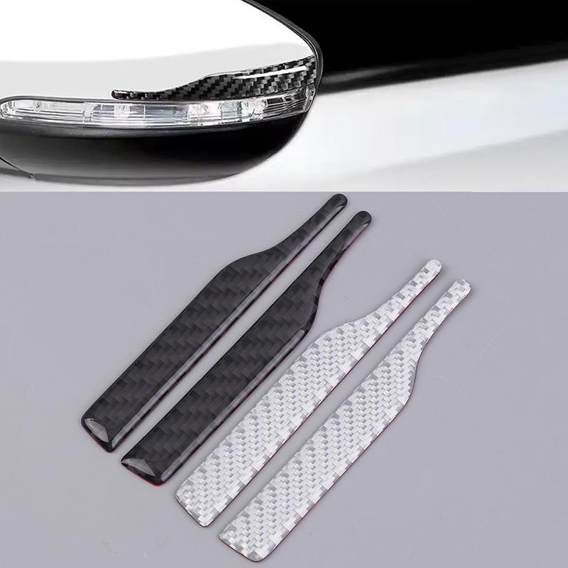 New Sale 2Pcs Rearview Mirror Anti-collision Strip Anti-scratch Strip Car Decoration Reflective Sticker Auto Parts