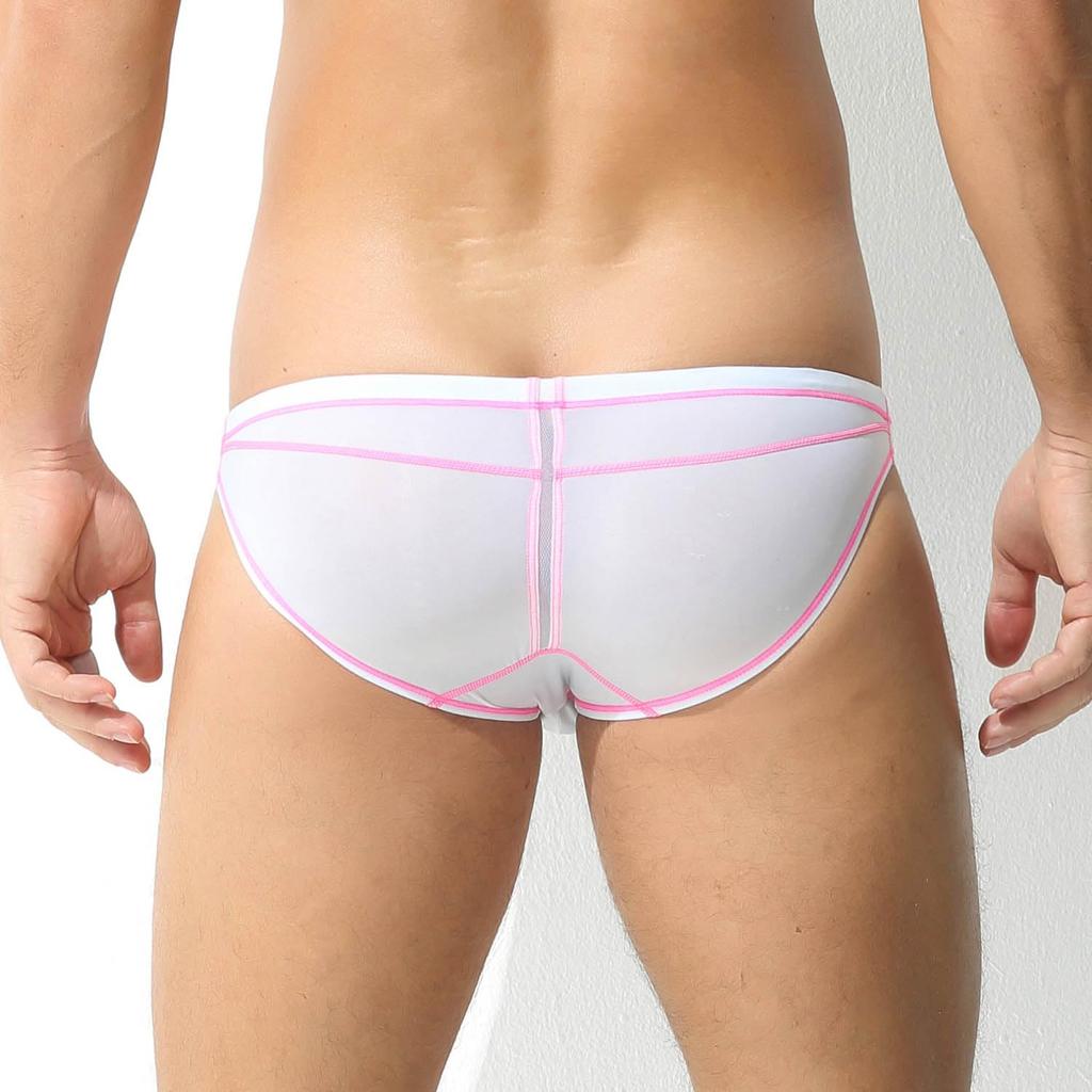 Nylon Mărime Înot Costume de Baie Competiție G-Station Bărbați Boxeri Ultra-Subțiri Cusătură în Cruce, M, Costum de Baie, Stil Bikini