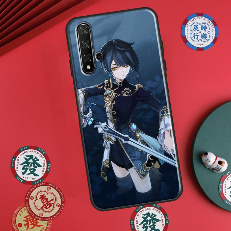 Genshin Impact Xingqiu For Huawei P60 Pro P30 P40 Lite Nova Y61 Y91 Y90 Y70 Y60 Y72 12s 12i 11i 7i 8i 9 10 SE Case