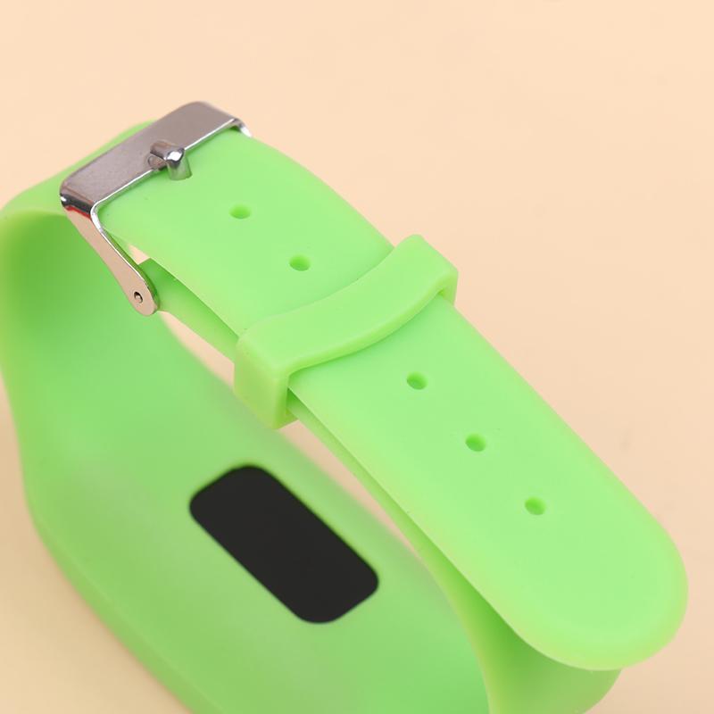 Led Pedometer Bracelet Step Counter Watch 12/24H Time Display Step Counter Watch Silicone Step Tracker Fitness Watch