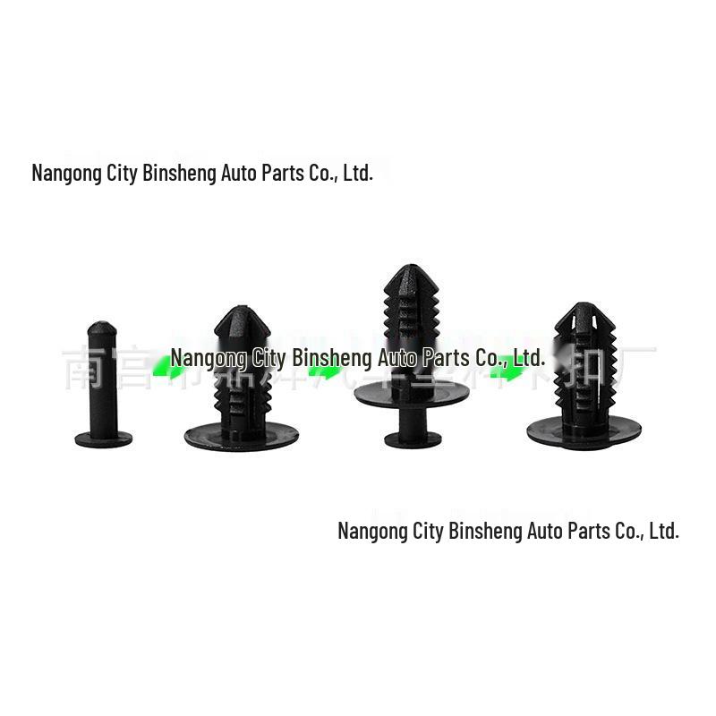 Compatible Fixing Clips for BMW, Opel, and Mercedes-Benz: Bumper, Fender Lining, Grille.
