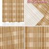 2D flat Photography Backdrop Popular Tapestry Brown Plaid Checks 100% Polyester Vibrant Reunion Use for Suitable for indoor
