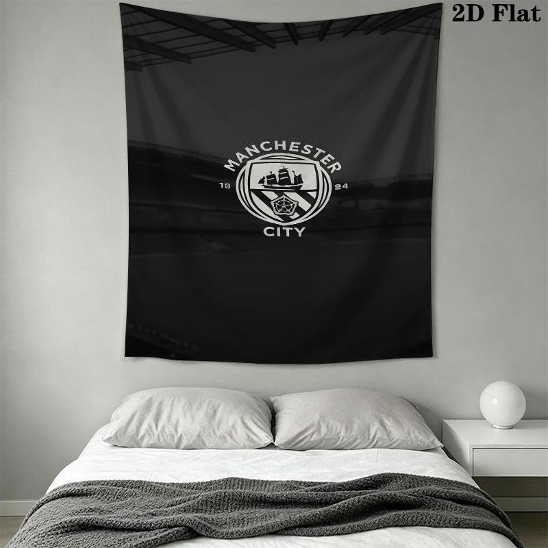 Wild MCFC VictoryWall Hanging Printed Fabric Blanket Decorative Tapestries for Bedroom Living Room Home Decor