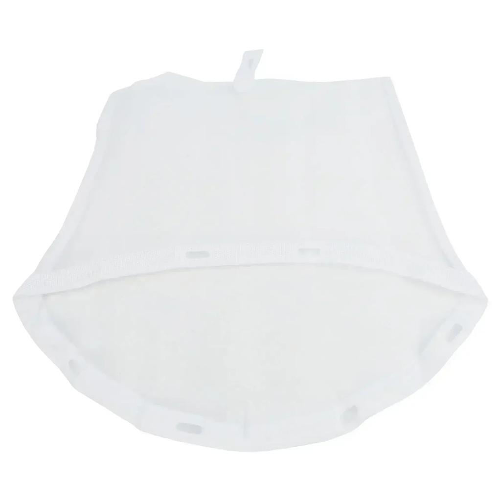 Nylon Mesh Bath Tub Filter Designed with Seven Clips To Easily Attach and Remove While Capturing Debris Effectively