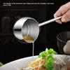 Durable Stainless Steel Butter Warmer Pot 10oz/300ml Thickened Small Saucepan Long Handle Mini Cooking Sauce Bowl