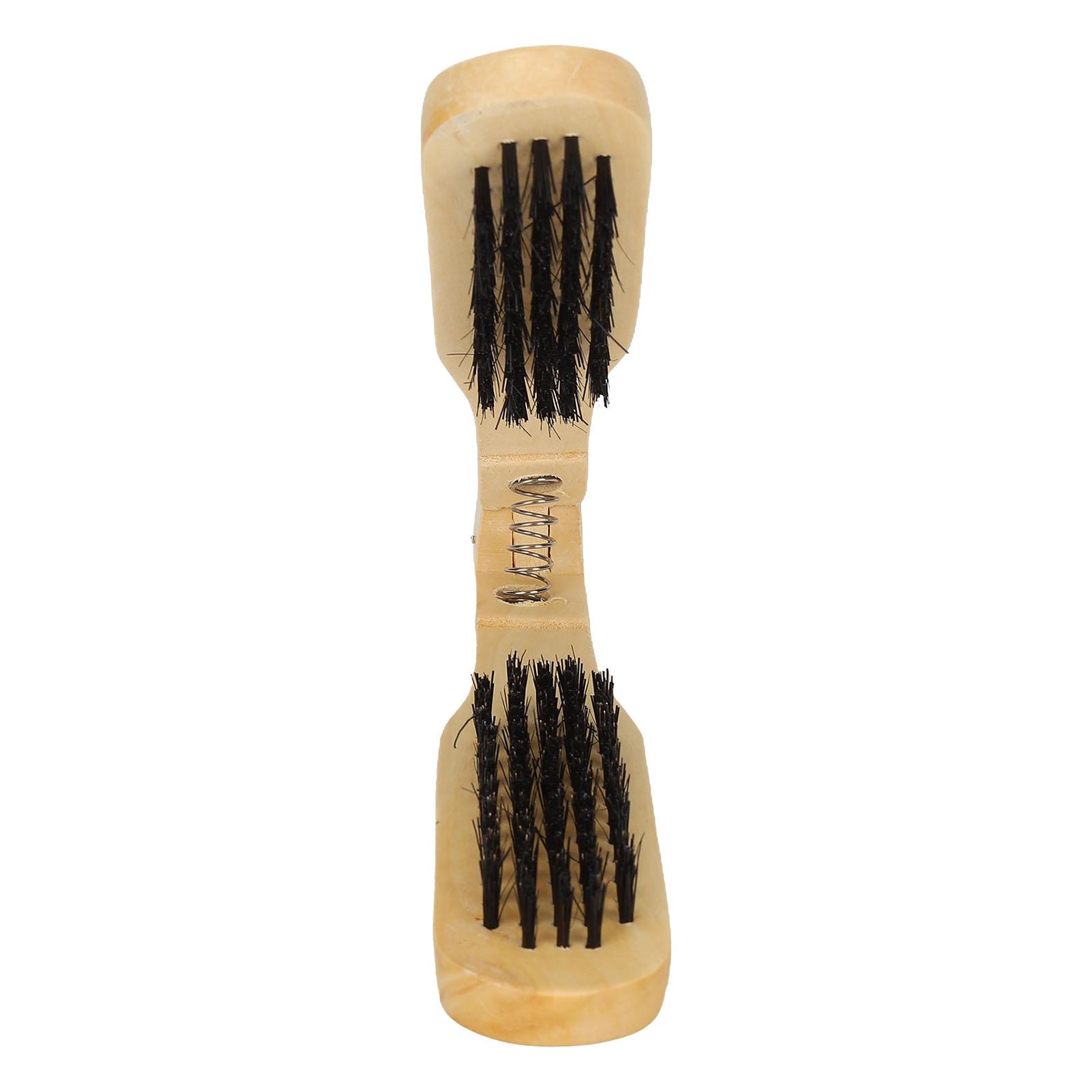 

Clamp Hair Brush Straightener High Temperature Resistant Double Sided Wood Hair Straightener Hair