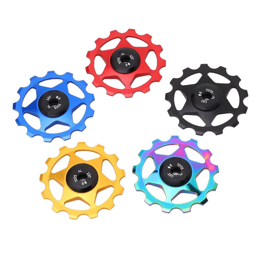 5 ks Kladka zadní přehazovačky na kolo Hliníková slitina Vodící váleček zadní přehazovačky pro silniční kolo MTB 13T