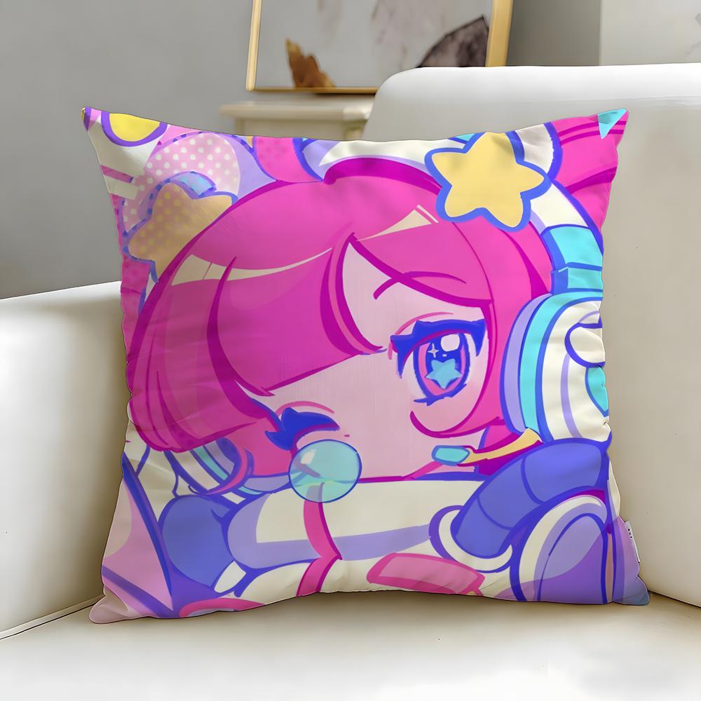 popular game Muse Dash Cushion Cover Soft & Easy-Wash Pillow Case – Versatile for Couch, Bed, Travel and Office