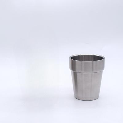 304 doppelwandiger Edelstahl stapelbarer Becher Wasserbecher Kaffeebegleiter Bier Milchtee Outdoor-Becher Füllbecher