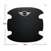 CCM1 For BMW M 4PCS Carbon Fiber Car Door Handle Protection Sticker Emblem Accessories For MINI Cooper Fridge One F56 R56 R57 R58 R59