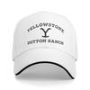 Unisex Yellowstone Dutton Ranch Outdoor-Hut Sommer-Sonnenkappe Lässige Baseballkappe Sportkappen