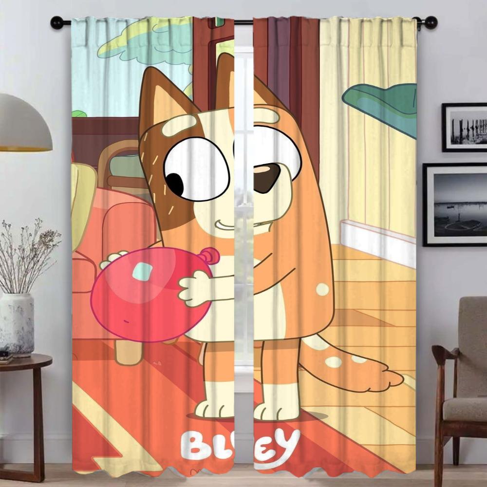 

Оконная штора для комнаты 2 панели B-BlueyS противомоскитные шторы жалюзи перегородка украшение на Хэллоуин тюль для спальни гостиная W50xH70cmx2pcs-CL