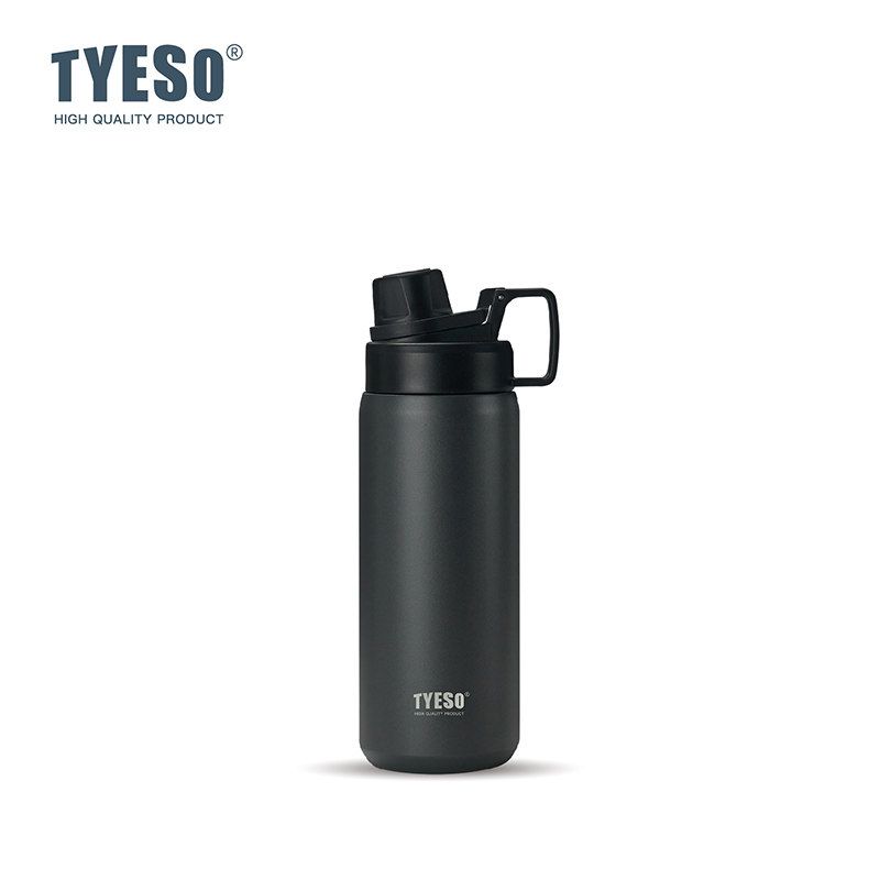 Tyeso New Stainless Steel Portable Sports Bottle Large Capacity Thermos Cup Outdoor Portable Frosted Water Cup