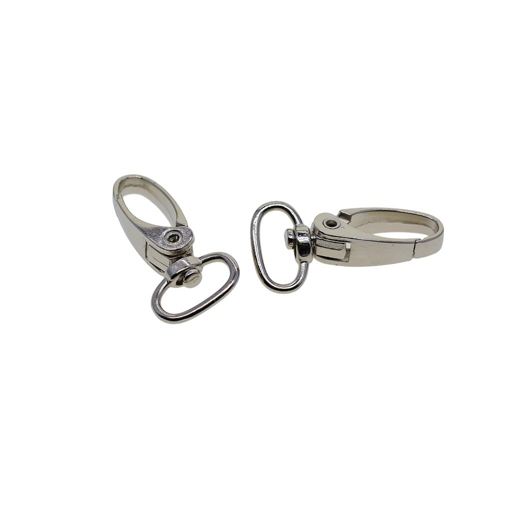 10 Nøkkelbånd Krok Swivel Snap Hummer lås Clips nøkkelring smykker Funn