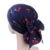 Dámský pastorální elastický bavlněný turbanový klobouk Šátek bandana pirátská čepice pokrývka hlavy