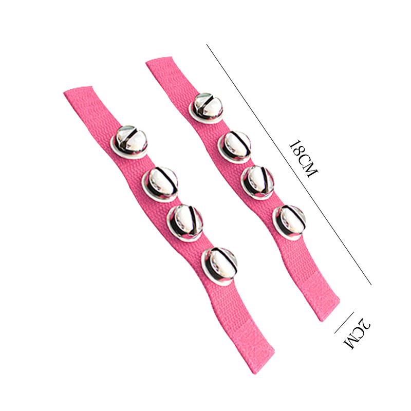 1 Pereche Clopoței de Încheietură Copii Clopoței Agită Zornăitori Jucărie Percuție Jucării Educaționale Purtabile Nu se Deformează Ușor Clopoțel Orff