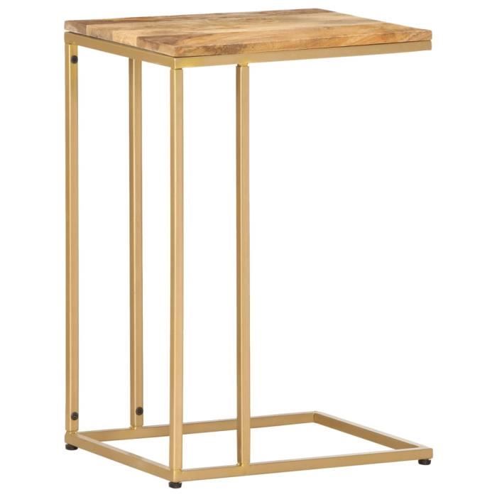 VidaXL Table d'appoint 35x45x65 cm Bois de manguier massif