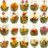 20/40/60 Pcs Chá Florescente Chá Verde Flores Artísticas Chá Bolas de Chá Florescentes