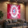 1PC Bayern Munchen Logo Design Tapestry, Unique Design Tapestry, Wall Decor for Bedroom,Livingroom, Playroom,Heartwarming Fan Holiday Gifts