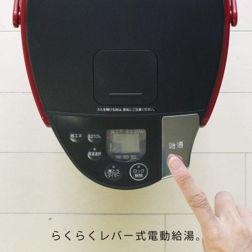 Tiger Thermos (TIGER) Electric Pot Steamless Energy Saving VE Heat Retention 6 Safe and Secure Structures Tokuko 2.2L Red PIP-A221R