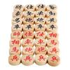 32Pcs Chinese Chess Pieces Supplies Strategy Travel Casual Game