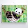 Malowanie Po Numerach Z Ramą Obrazy Do Malowania - Urocza Panda 50X40 Cm