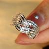Ring Girl, Multi-Layer Cross-Design Jewelry, Exquisite, Fashionable And Elegant.