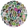 60pcs Snake-haired Banshee Medusa Graffiti Stickers Skateboard Helmet Notebook Guitar Stationery Waterproof PVC Stickers
