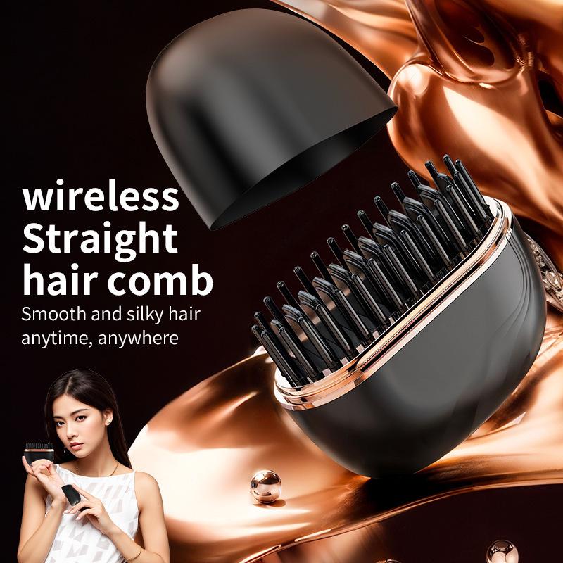 Portable Rechargeable Multi-Functional Hair Straightening Comb
