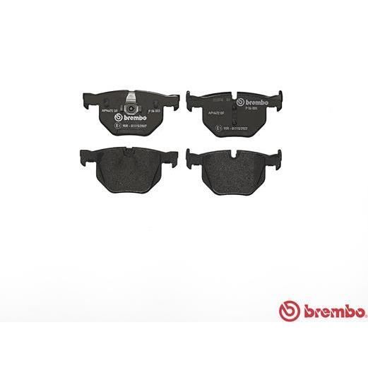 Brembo kit de plaquettes de frein p06033 - 4 pièces