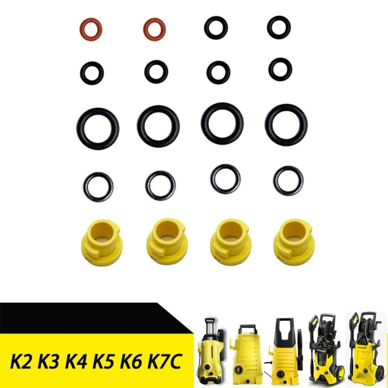 Heavy Duty Pressure Washer Replacement Seal Rings Silicone Component Easy Snap On Fit Weatherproof Construction