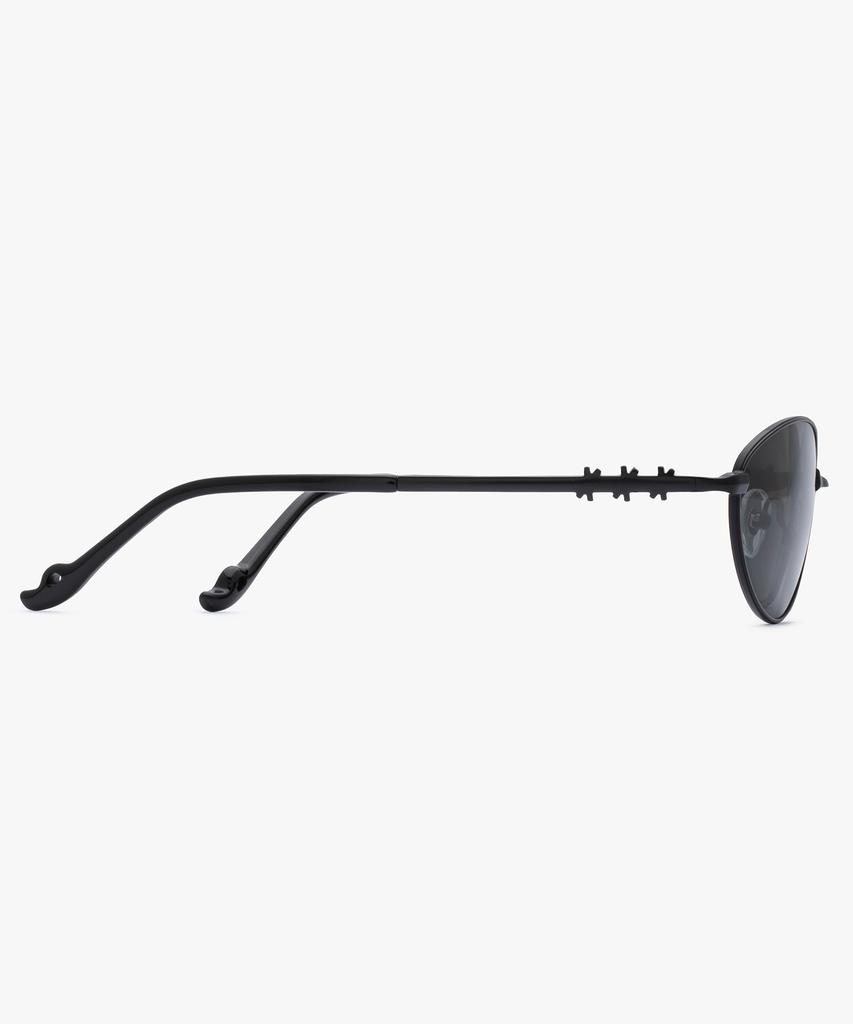 Likkeullou Rc Stainless Steel Epoca Sunglasses Black