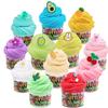 60ml Cross-border Peach Bubblegum Cotton Clay Puff Slime