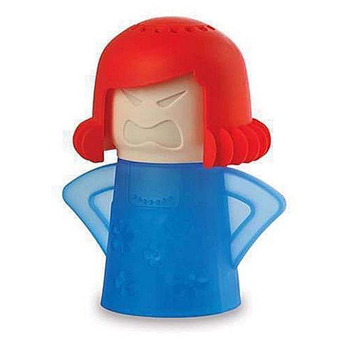 

Blue Microwave Oven Cleaner With Angry Mama Shape