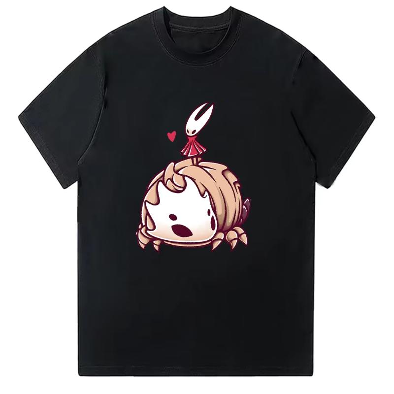 

2026Hollow Knight Silksong Cartoon T Shirts Hornet Bell BeUnisex Tshirt Gaming High Quality Cotton Tee Funny Y2K Short Sleeve 2XL