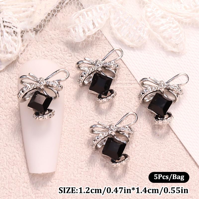 

5 шт./упак., алмазный галстук-бабочка для ногтей, декор для ногтей, бабочка, узел, цветные алмазные сверла для ногтей, патчи для ногтей, декор для ногтей, дизайн маникюра as the picture