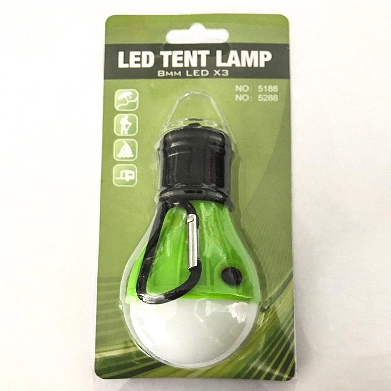 1Pc Outdoor Tent Light Cross-border Spherical Camping Light 3led Portable Hook Light Mini Emergency Camping Signal Light