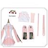 Costume Cosplay Rose Uniforme de Performance Anime Costume Perruque Printemps Sakura Cerisier Épingles à Cheveux Tenues d'Halloween