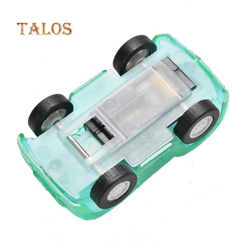 Mini Cute Candy Color Transparent Pull Back Car Model Plastic Children Kids Toy Toys For All Ages