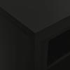 VidaXL Armoire à portes coulissantes Noir 90x40x90 cm Acier