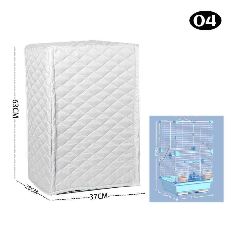 Зимовий теплий чохол для клітки для птахів Бавовняний стьобаний чохол для клітки Навіс із захистом від дощу Аксесуари для клітки для папуг