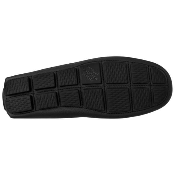 Louis Vuitton Monza TaIga Leather Casual Shoes Men's Black 1AHRXZ