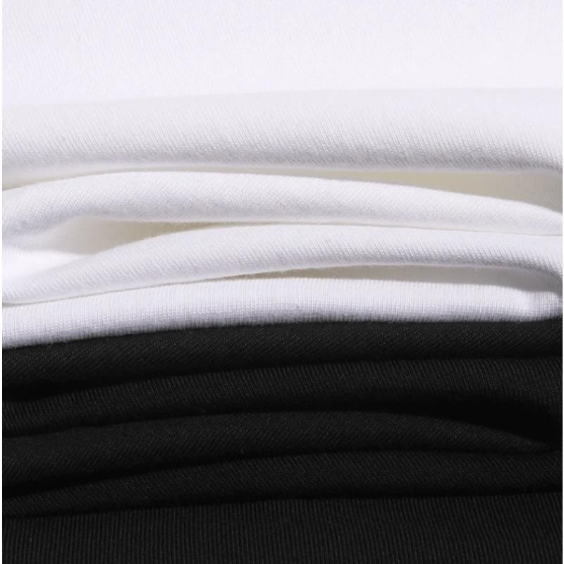 New Summer Men's Cotton T-Shirt Super Loose Charizard Printed Street Trend Casual Loose Fit Parent-child Top