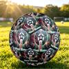 Taille Personnalisée 5 Ballon de Football Motif Football Marocain Jeu d'Extérieur Ballon de Sport Cadeau