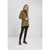 Sweatshirt à capuche - Urban Classics - Femme - Vert olive - Manches longues - Poche kangourou