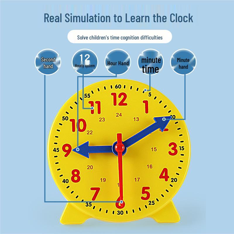 Kid's Educational Digital Alarm Clock Toy for Early Learning