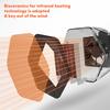 Mini Desk Heater 1000W  PTC Ceramic Heater with Adjustable Thermostat for Office Table Indoors