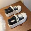 Ugly cute big head bread shoes women's platform heightening little white shoes in autumn 2025 new versatile casual sports shoes