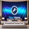 Custom Name Text Tapestry Millwall FC Personalized Polyester Wall Tapestry For Bedroom And Room